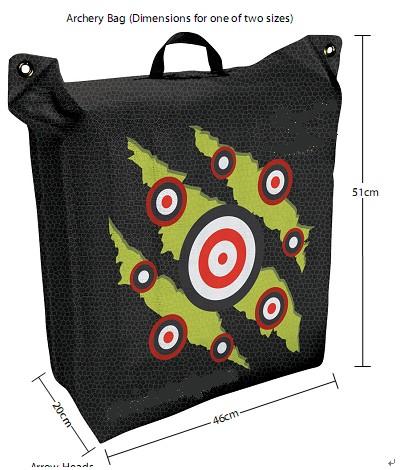 archery target bag black